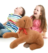 Peluş Yumuşacık Sevimli Köpek, Uyku ve Oyun Arkadaşı - 80 cm - 6