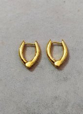 GOLD VİNTAGE TAM KAPAMAVİP SERİ HALKA KÜPE-00HK80 - 3