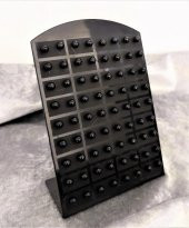 SİYAH 4 MM TOP KÜPE-KÜPE45 - 2