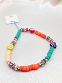 MEYVA FİGÜRLÜ FİMO TAŞLI MAVİ İPLİ TELEFON ASKISI VE CHARM-TEKASK1 - 3