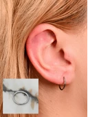 Titanyum Halka Tragus Piercing  (1 Adet)-0VP104 - 3