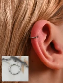 Titanyum Halka Tragus Piercing  (1 Adet)-0VP104 - 1