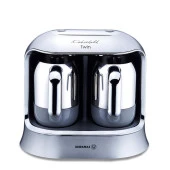 KORKMAZ A861-06 KAHVEKOLİK TWİN KAHVE MAK.İNOX/KRO thumbnail 1