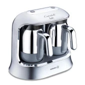 KORKMAZ A861-06 KAHVEKOLİK TWİN KAHVE MAK.İNOX/KRO thumbnail 3