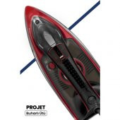 GOLDMASTER PROJET GM 7632 2600W SERAMİK TABANLI ÜTÜ KIRMIZI - 1