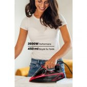 GOLDMASTER PROJET GM 7632 2600W SERAMİK TABANLI ÜTÜ KIRMIZI - 5