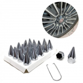 Sivri Mermi Bijon Kapağı Sökme Aparatlı Krom 19 mm - 1