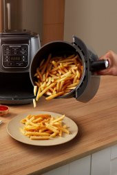 Karaca Air Pro Cook Xl 2 In 1 Konuşan Airfryer Black Cooper - 4