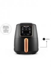 Karaca Air Pro Cook Xl 2 In 1 Konuşan Airfryer Black Cooper - 5