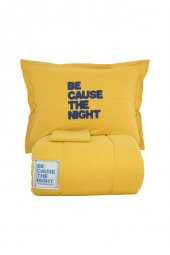Motto Cotton Comfort Çift Kişilik Hardal - 8