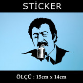 arabesk müzik -  2 ADET sticker araba cam bagaj uyumlu et,ket kask motosiklet dolap cam uyumlu yapışkan - 1