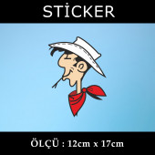 yalnız kovboy - 2 ADET sticker araba cam bagaj uyumlu et,ket kask motosiklet dolap cam uyumlu yapışkan - 1