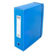 arşiv ve Proje Kutusu Plastik Lastikli Dar 24x32x5 Mavi 10'lu Paket - 1