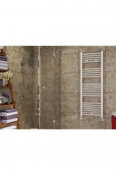 Toprak Havlupan 60/160 cm 24 Borulu Düz Beyaz Havlupan Radyatör 5 Yıl Garantili - 2