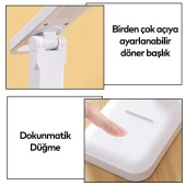 Klaus Ledli Masa Lambası 3 Modlu Oynar Başlıklı Şarjlı Çalışma Lambası 9W - 2