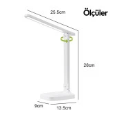 Klaus Ledli Masa Lambası 3 Modlu Oynar Başlıklı Şarjlı Çalışma Lambası 9W - 3
