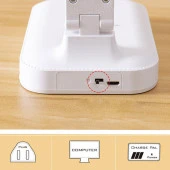 Klaus Ledli Masa Lambası 3 Modlu Oynar Başlıklı Şarjlı Çalışma Lambası 9W - 6