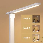 Klaus Ledli Masa Lambası 3 Modlu Oynar Başlıklı Şarjlı Çalışma Lambası 9W - 7