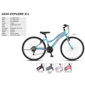 Ümit 2634 Explorer V 26 Jant 21 Vites Kadın Dağ Bisikleti - 3