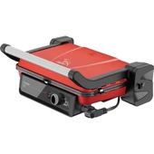 Gazzella TST 1000 K Tostum 2000W Tost ve Izgara Makinesi - Kırmızı - 1