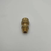 Sarı Pirinç Yüksüklü Rekor 1/4 - 10mm - 3