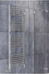 Toprak Havlupan 50/100 CM 14 Borulu Düz Krom Havlupan Radyatör 5 Yıl Garantili 50 X 100 - 4