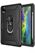 Apple iPad Pro 11 2021 (3.Nesil) Kılıf Yüzüklü Standlı Armor Zırh Tablet Silikon thumbnail 3