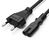 Radyo TV Laptop Teyp PS3 PS4 XBOX Lamba Kamera Adaptör Yazıcı Güç Kablosu 2 pin Kablo - 1