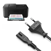 Yazıcı Güç Kablosu Printer Yazıcı Uyumlu Güç Kablosu Yazıcı 2 pin Kablo - 1