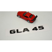 GLA 45 Bagaj Parlak Siyah ABS 3M 3D Yazı Logo - 2