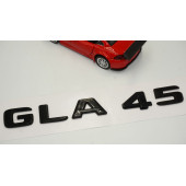 GLA 45 Bagaj Parlak Siyah ABS 3M 3D Yazı Logo - 3