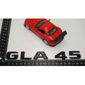 GLA 45 Bagaj Parlak Siyah ABS 3M 3D Yazı Logo - 5