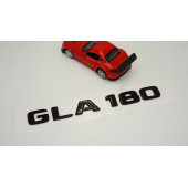 GLA 180 Bagaj Parlak Siyah ABS 3M 3D Yazı Logo - 2
