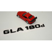 GLA 180d Bagaj Parlak Siyah ABS 3M 3D Yazı Logo - 2