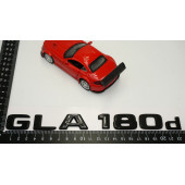 GLA 180d Bagaj Parlak Siyah ABS 3M 3D Yazı Logo - 5
