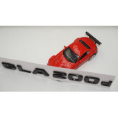 GLA 200d Bagaj Parlak Siyah ABS 3M 3D Yazı Logo - 4