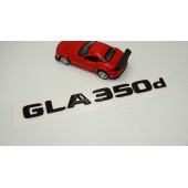 GLA 350d Bagaj Parlak Siyah ABS 3M 3D Yazı Logo - 2