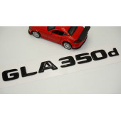 GLA 350d Bagaj Parlak Siyah ABS 3M 3D Yazı Logo - 3