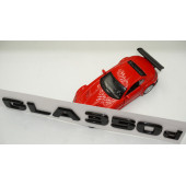 GLA 350d Bagaj Parlak Siyah ABS 3M 3D Yazı Logo - 4