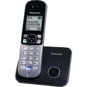 Panasonic 6811 Dect Telefon siyah - 1