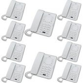 Karel TM142 Masaüstü Telefon 10LU PAKET BEYAZ - 1
