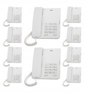 Karel TM140 Analog Masaüstü Kablolu Telefon 10lu Fırsat Paketi B - 1
