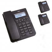 Karel TM145 Siyah Ekranlı Masaüstü Kablolu Telefon 3lü Paket - 1