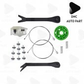 BMW 3 Seri E90 E91 Sol Arka Cam Mekanizması Tamir Seti 2005-2011 - 1