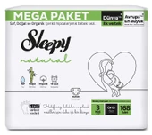 Sleepy Natural 3 Numara Midi 168'li Bebek Bezi - 8
