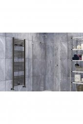 Toprak Havlupan 50 X 120 cm 17 Borulu Düz Antrasit Renk Havlupan Radyatör 5 Yıl Garantili - 2