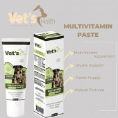 Vets Health Multi Vitamin Paste Kedi ve Köpekler Için Vitamin Desteği Pasta 100G (2ADET) - 4