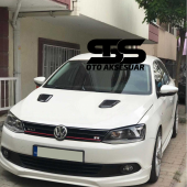 Volkswagen Jetta Mk6 Uyumlu Piano Black Kaput Üstü Havalandırma Izgarası thumbnail 2