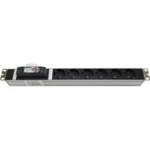 19" 1U 6 Lı (16A) Sigortalı Rack Kabin Priz Grubu Pdu - 2