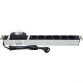 19" 1U 6 Lı (16A) Sigortalı Rack Kabin Priz Grubu Pdu - 3